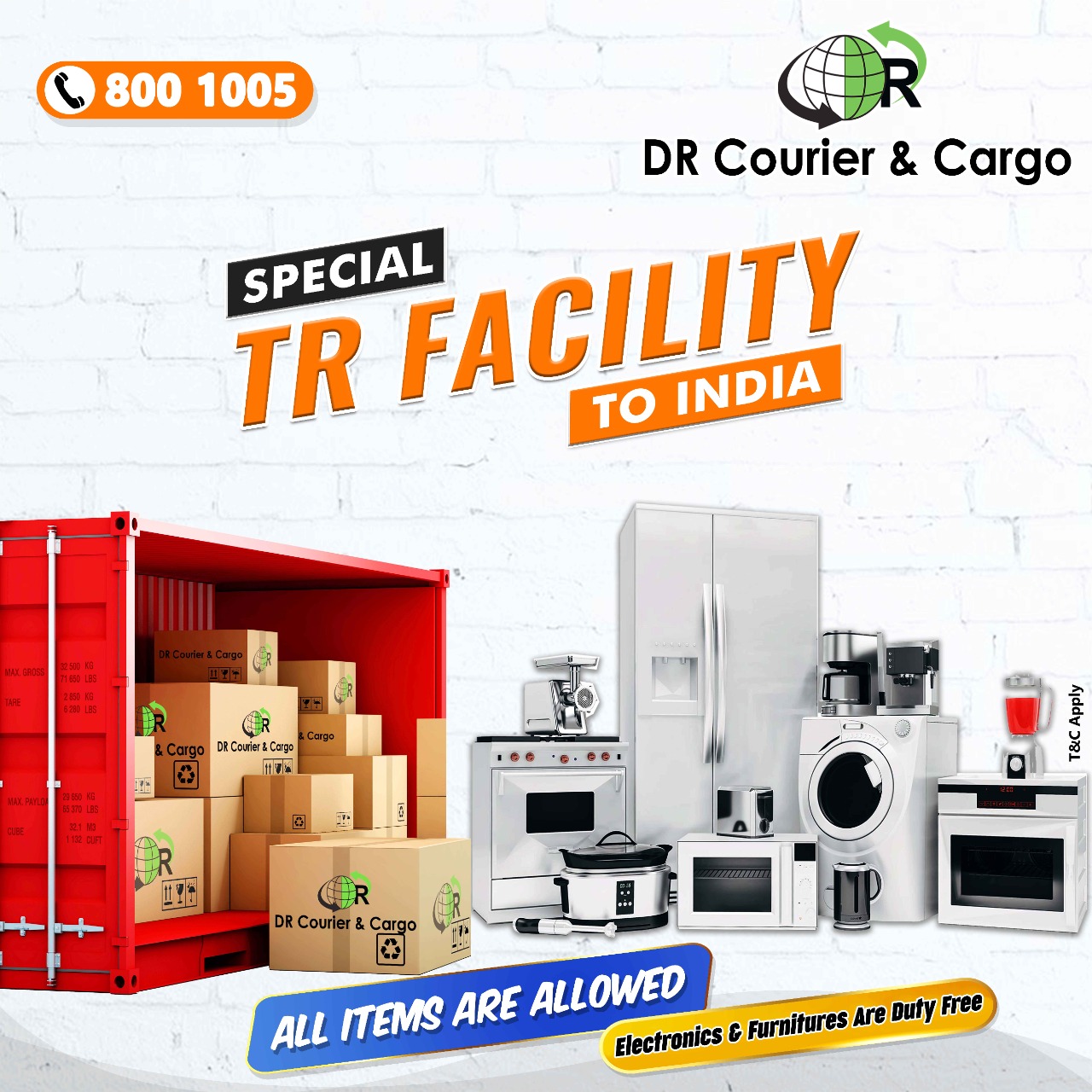 Special TR Facility to India